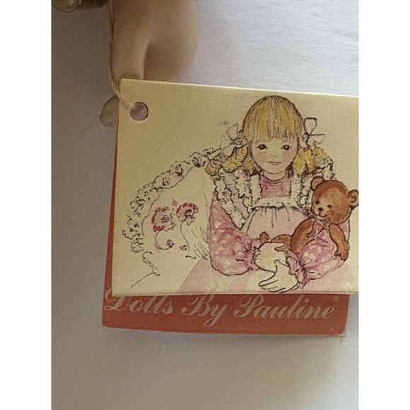 Pauline Bjoness Jacobsen Asian Doll Gold & Silver Lame' Stripe Robe Pants 14'' - Picture 5 of 16